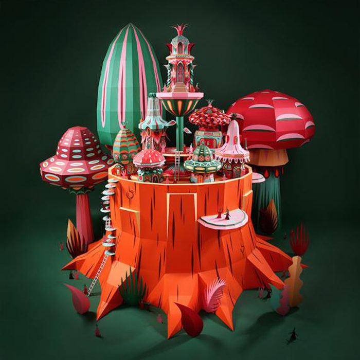 French duo Zim & Zou for Hermès: an amazing paper installation in Dubai