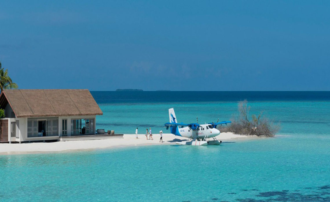 The most exclusive hotel of the world is the island of Four Season in the Baa Atoll in Maldives