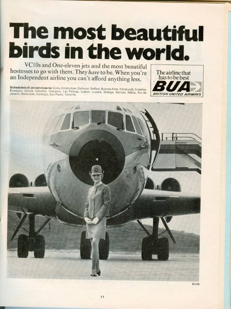 1969-BUA-British-United-Airways-Advert-VC10-Stewardess-thechicflaneuse