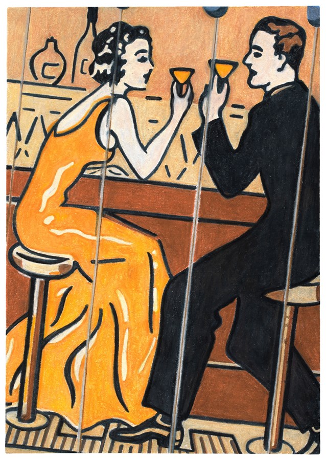Cheers Matchbook, 2016© Aaron Kasmin, Courtesy of Sims Reed Gallery