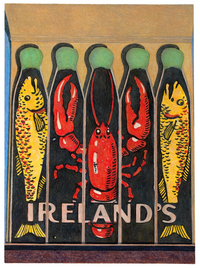 Ireland's Oyster House Matchbook, 2016© Aaron Kasmin, Courtesy of Sims Reed Gallery