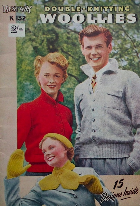 Roger Moore as knitwear model in the 50s - the chicflaneuse