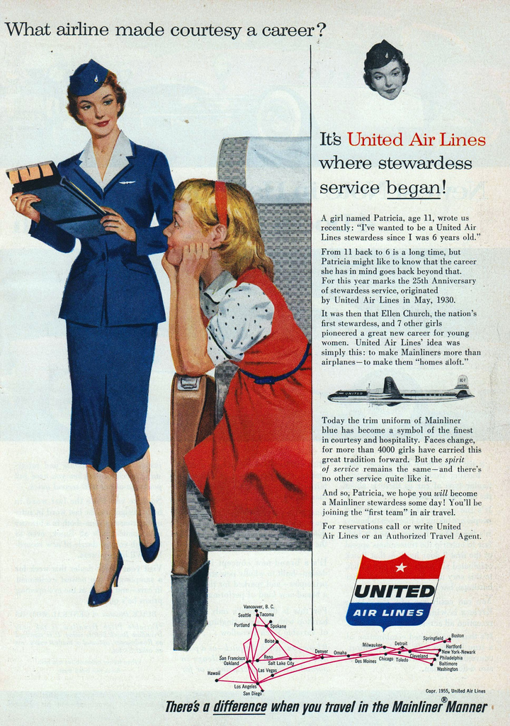 United-Air-Lines-What-Airline-made-Courtesy-a-career-1955-thechiflaneuse