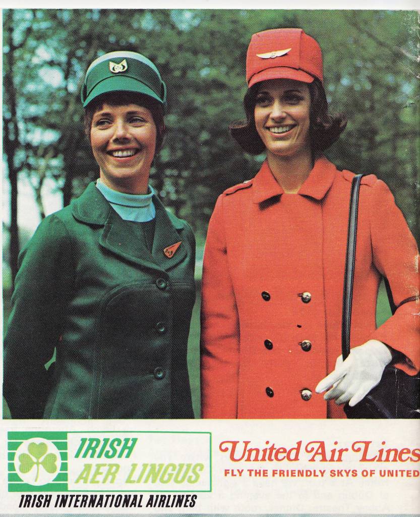 United-Airlines-Aer-Lingus-Stewardesses-1971-thechicflaneuse