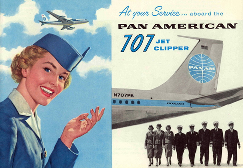 pan-am-illustration-clipper stewardess -thechicflaneuse