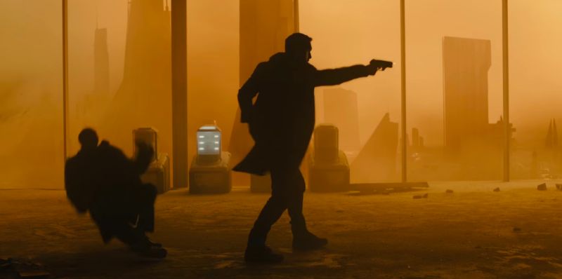 ryan gosling as lapd K in blade runner 2049