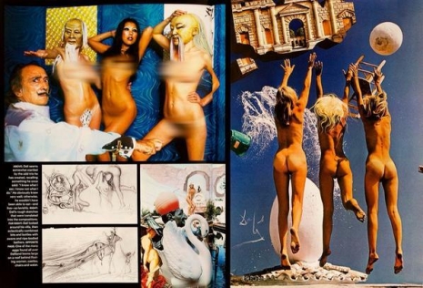 salvador dalì photoshooting as published on playboy magazine in december 1974 thechicflaneuse