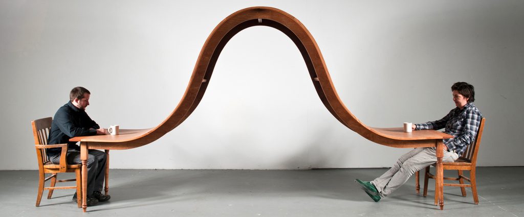 Michael-Beitz-sculptural design and human relationships wave table - thechicflaneuse