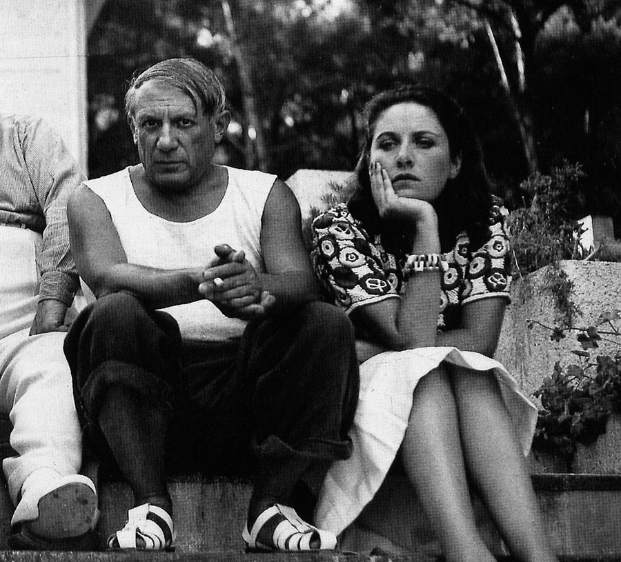 pablo picasso and dora maar photographed by Man Ray