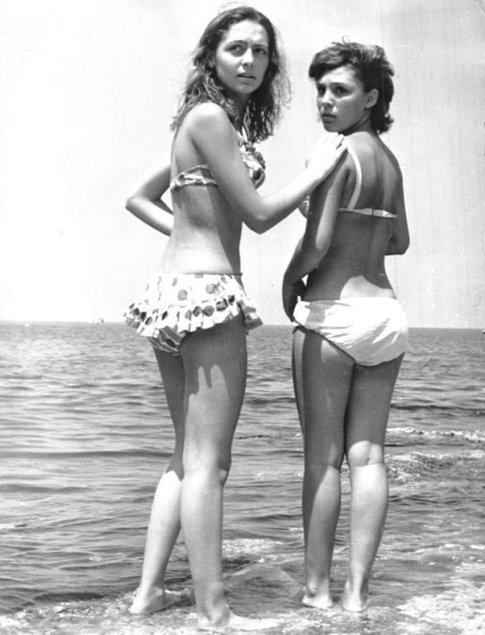 Swimming suits in the 70s