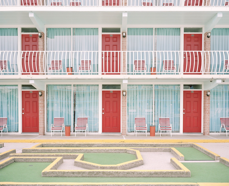 “Ebb Tide” at Gold Crest Resort Motel by Tyler Haughey - accidental wes anderson - thechicflaneuse