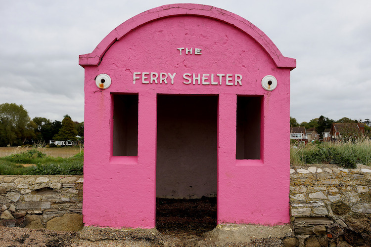 Hamble-Warsash Ferry Shelter in Hampshire, UK - accidental wes anderson - thechicflaneuse