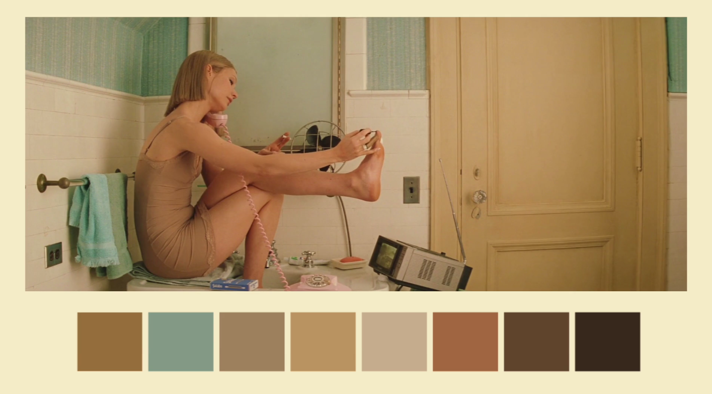 wes anderson color palette